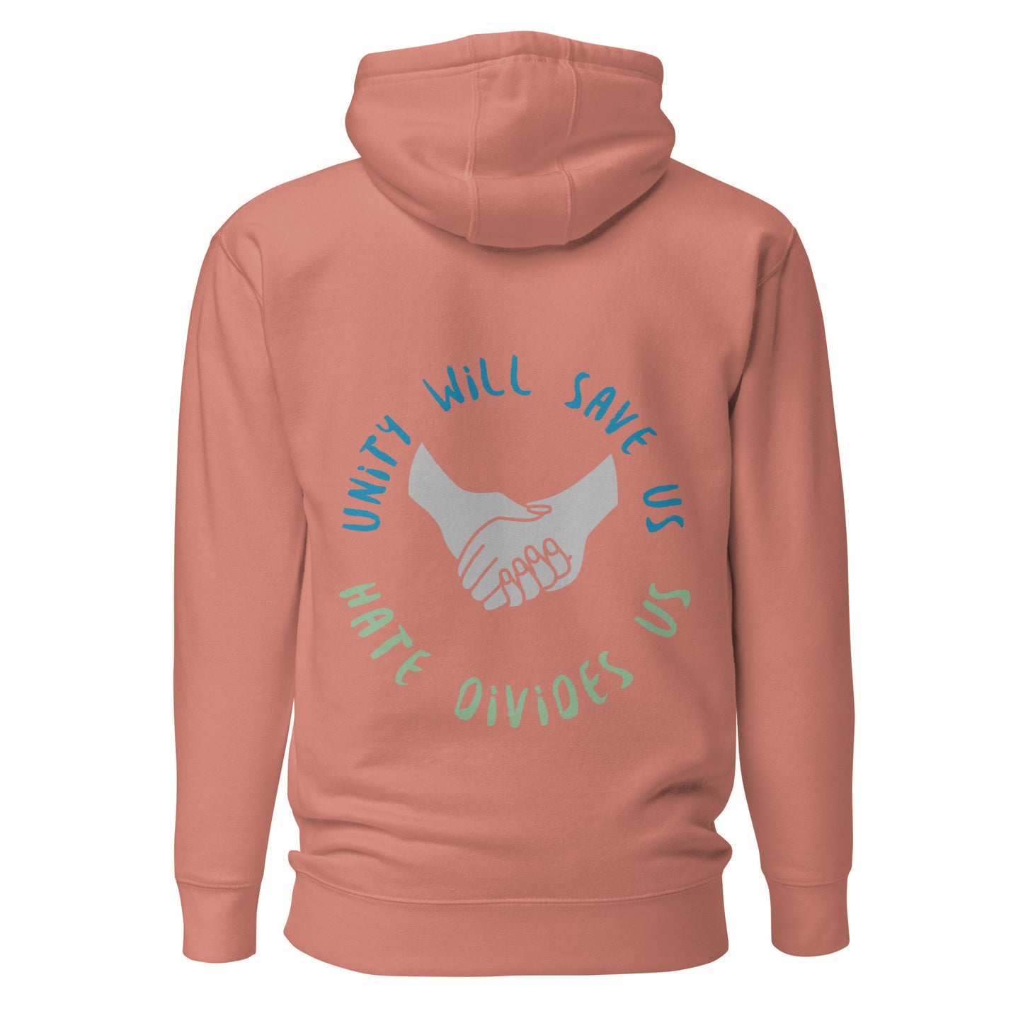 UPENDED UNISEX HOODIE UNITY SAVES US